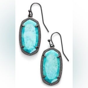 Kendra Scott Turquoise Stone Earrings